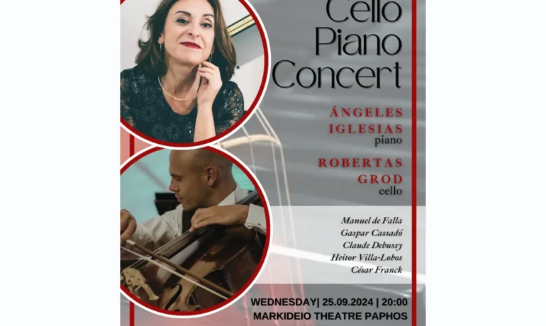 An Evening of Cello and Piano Music in Paphos